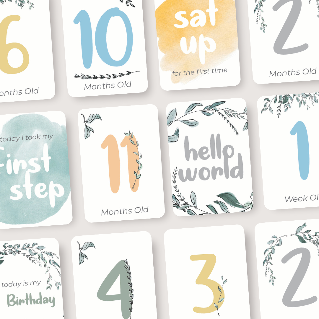 Baby Milestone Cards
