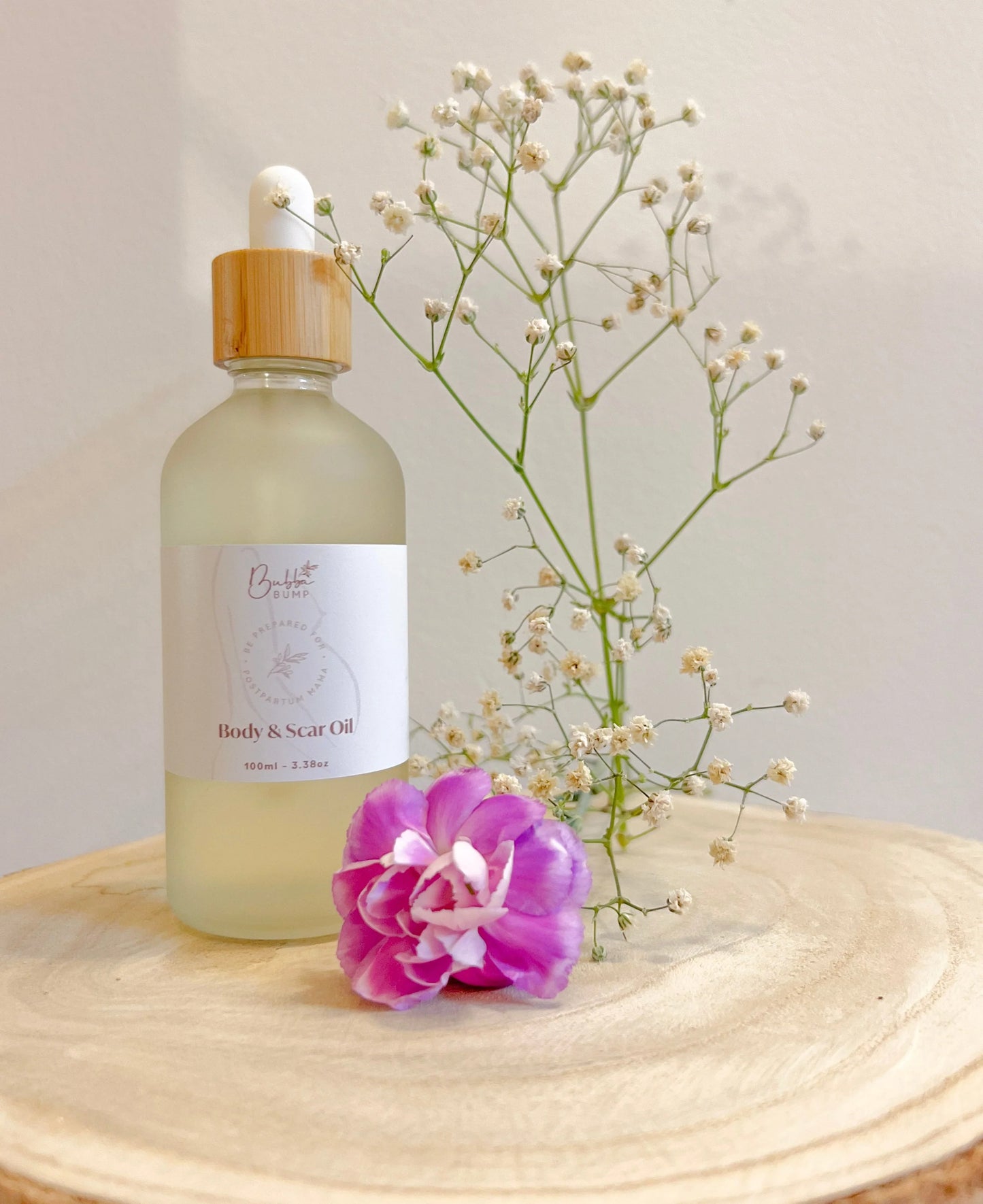 Handmade postpartum care products in gift packaging